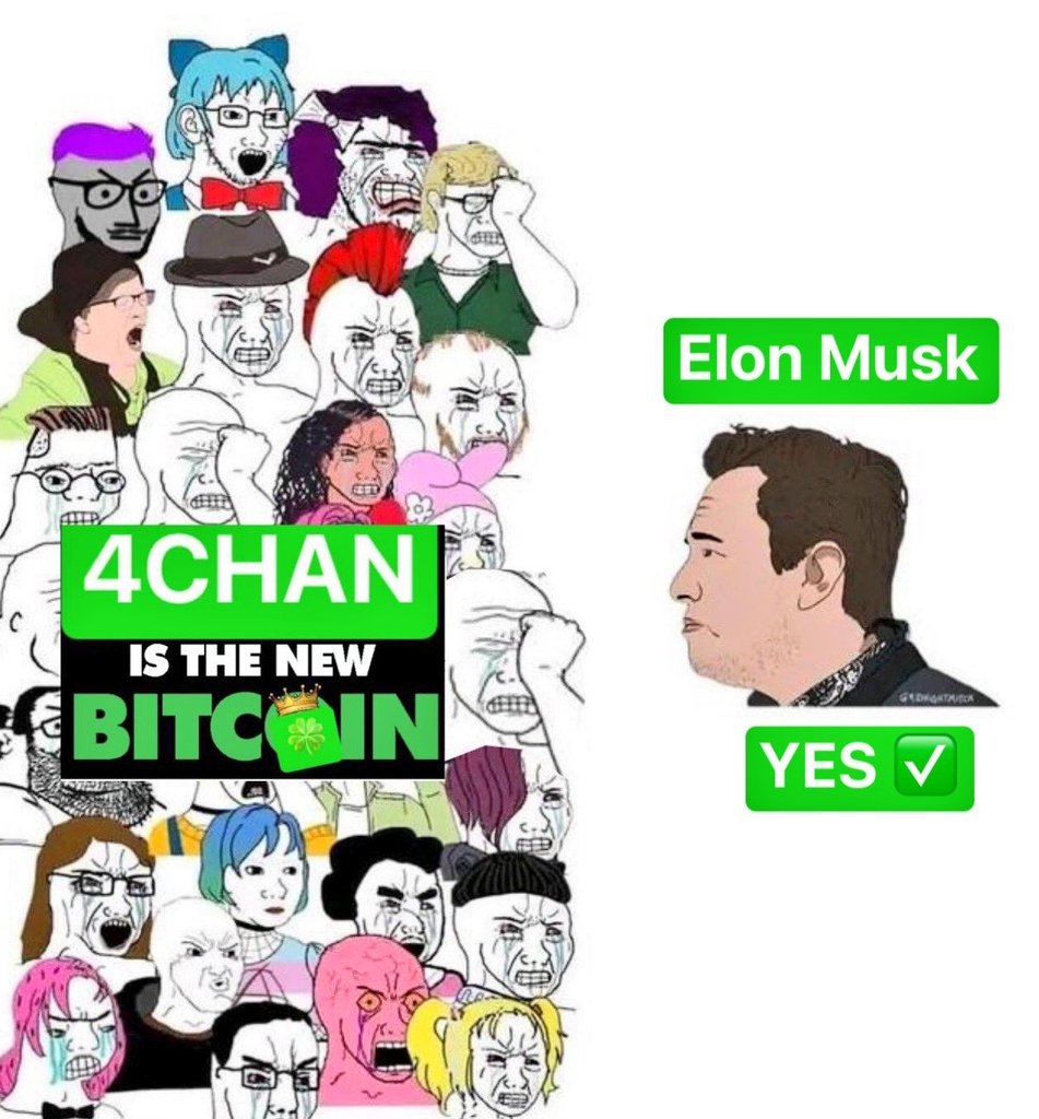 saylor 4chan symbolizes freedom, equality, fraternity and fortune; 4chan  wants to create a new decentralization that is people-oriented; 4chan is  #btc uses ideas as mining machines! #4chan is the #bitcoin of #memecoins #