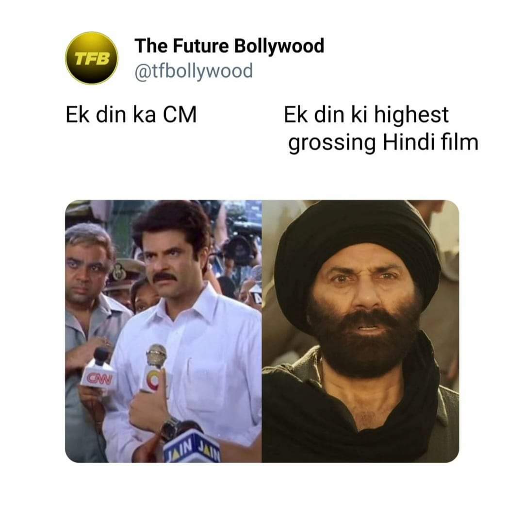 FilmyVita's tweet photo. Gadar 2 😂😂

#Gadar2 #Gadar
#SunnyDeol #Pathaan
#Jawan #ShahRuhKhan https://t.co/HmV9Y4oFVl