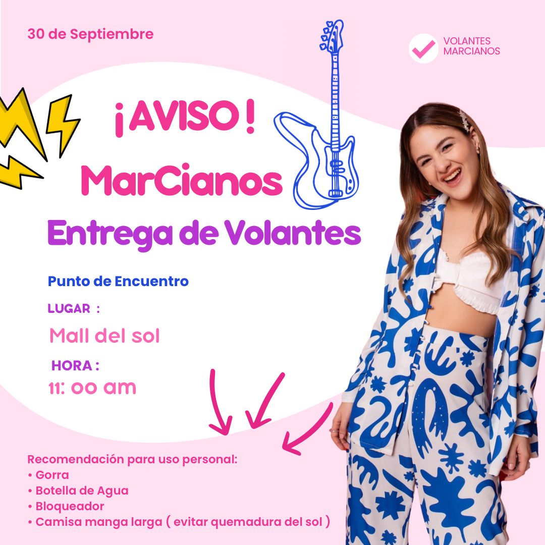 RendonEc's tweet image. MARcianes 👽 !! Mañana iniciamos una nueva actividad.
Estaremos en varios puntos  de GYE  compartiendo con la gente y entregando flayers, promocionando a ANTES DE QUE ME VAYA, si te quieres unir ven al punto de encuentro en la entrada del C.C. Mall del Sol  🫶🏼✨