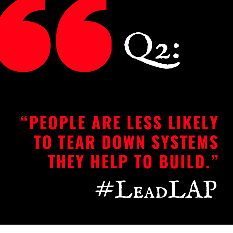 BethHouf's tweet photo. Q2: How do you build shared leadership with those you serve? #LeadLAP https://t.co/tjQN4xRCqH