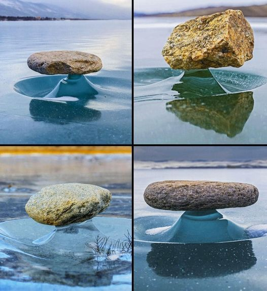 Al centro del gelo della Siberia si trova una meraviglia mistica chiamata Baikal Zen. Qui, sulla superficie vitrea del lago Baikal, le pietre sfidano la gravità, bilanciandosi su pilastri di ghiaccio snelliti, che ricordano le serene pile di pietra dei giardini giapponesi.
Queste