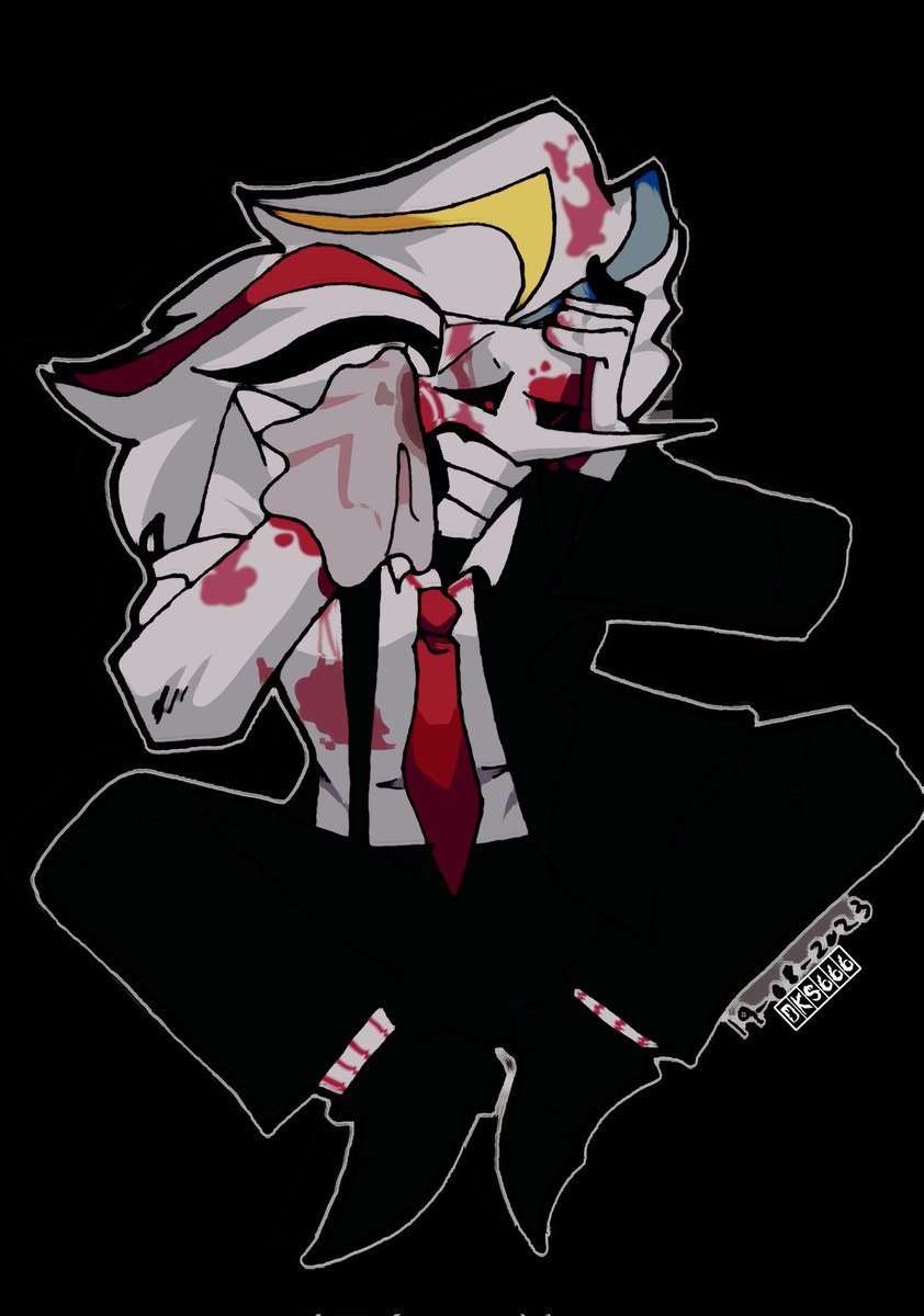 darkking_soul's tweet photo. -blood content-
Some already know what Spamware is,he is not a bad person...but he is very judged and despised in his world, reaching the point that they leave him like that
He can't smell or even eat,but he can feel pain and happiness
#spamware #spamtonOC #DeltaruneOC #Spamton https://t.co/GGRT1K3LHG