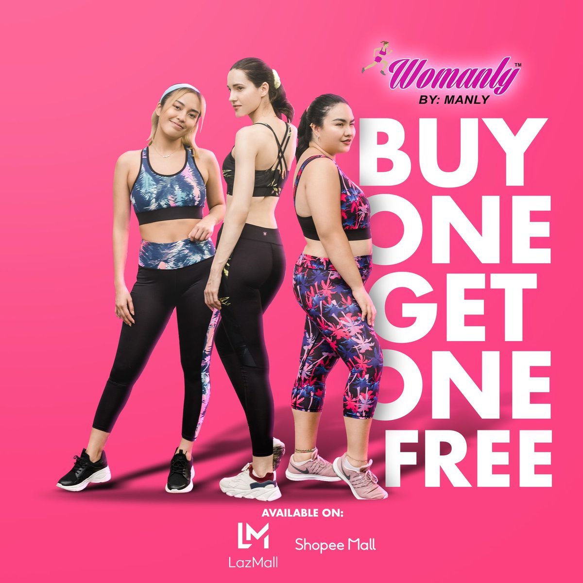 WomanlyM's tweet photo. Give your workout a boost with these cute athleisure wear sets-available in three different prints 🥥🎃🍭

Each Athleisure wear set comes with a free set of Womanly Resistance Bands so you can still look cute even while breaking a sweat. https://t.co/IXUmP359Ja
