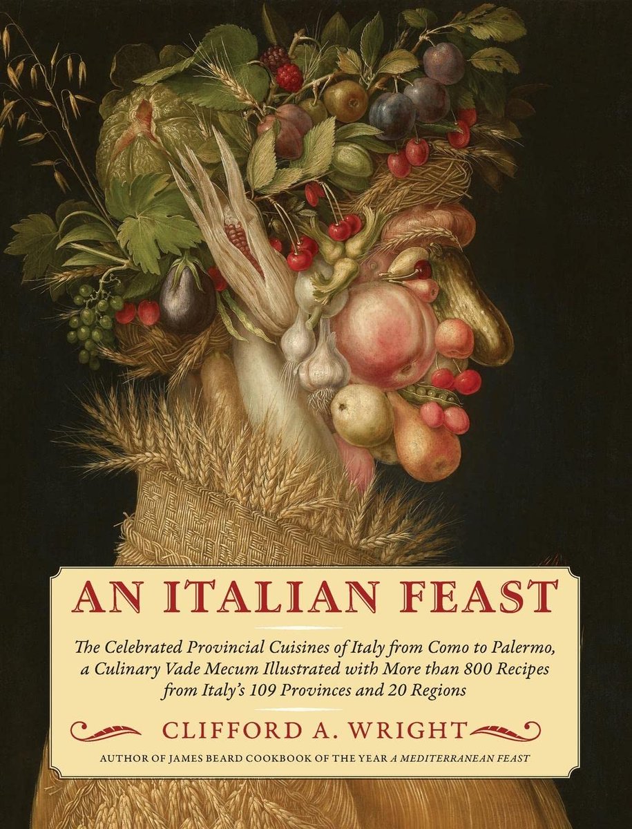 CliffordAWright's tweet photo. An Italian Feast: The Celebrated Provincial Cuisines of Italy from Como to Palermo, a Culinary Vade Mecum Illustrated with More Than 800 Recipes from Italy's 109 Provinces and 20 Regions https://t.co/YsYAYN4l1N #Amazon via @Amazon https://t.co/HUoBEHngAT