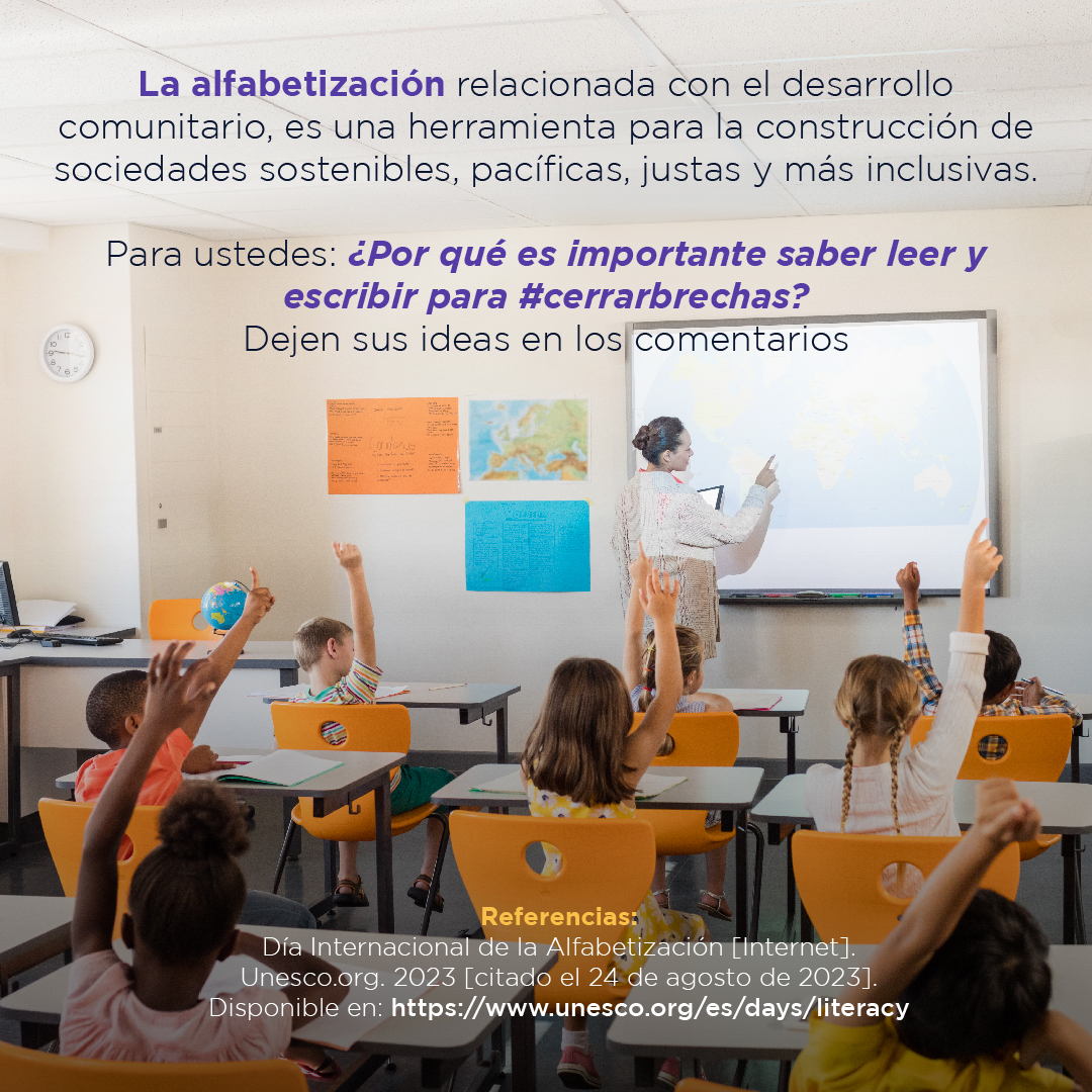 RedPaPaz's tweet photo. ¿Por qué es importante saber leer y escribir para cerrar brechas? #ACerrarBrechas #AlfabetizaciónporlaPaz
Dejen sus ideas en los comentarios https://t.co/ROmuKNc6QC
