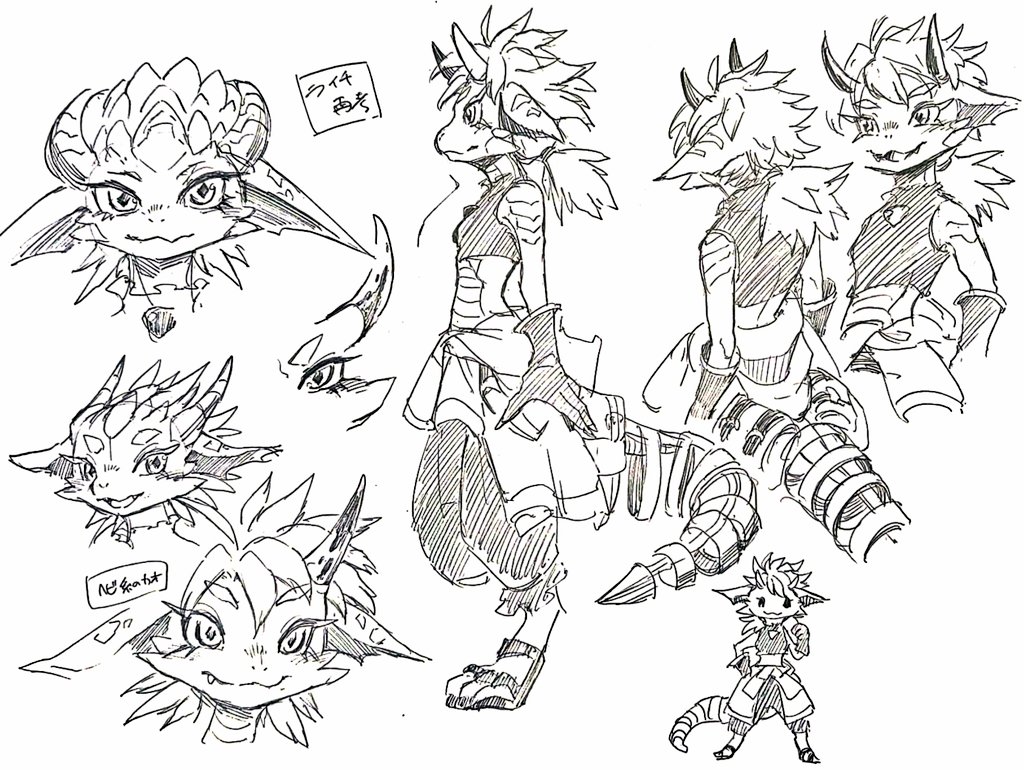 #今月描いた絵を晒そう 
バツイチ狐の方は、お見せ出来る範囲でラフ3枚でした⸜( ` ᵕ ` )⸝ 