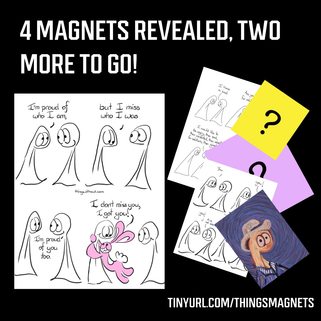 Thingswithout's tweet image. I am proud of who I am. Hope you dig the magnets.

thingswithout.com/product/myster…

 #hope #AutoBioComics #PNWArtist #comics #IndyComics #wholesome #WholesomeMemes #InspirationalQuotes #Quotes #QuotesAboutLife