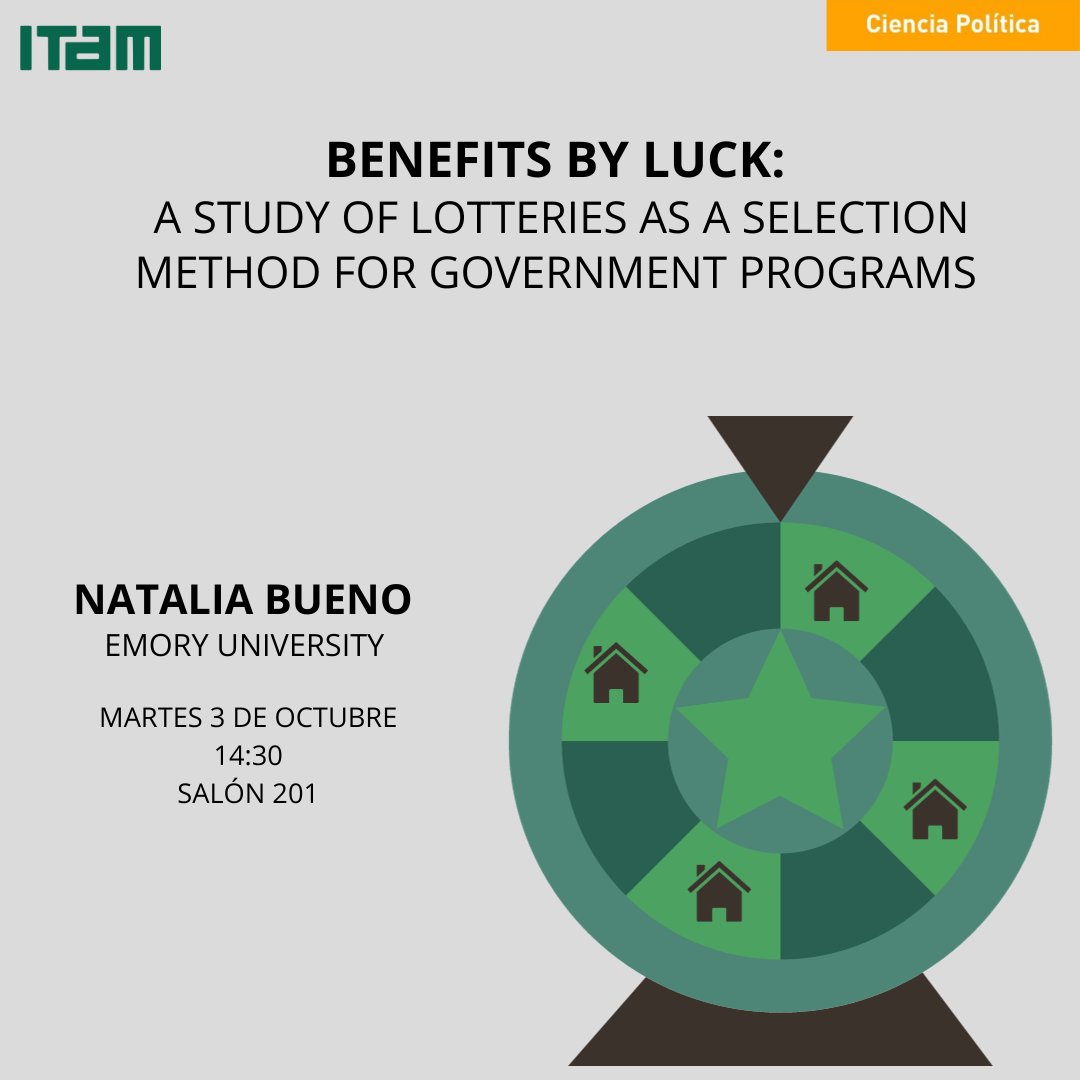 ⚠️No te pierdas el Seminario de Ciencia Política con Natalia Bueno ⚠️Además de presentar su estudio, va a dar informes sobre el PhD de la Universidad de EMORY
¿Cuándo? Martes 3 de octubre, 14:30 horas
Mas información ⬇️
