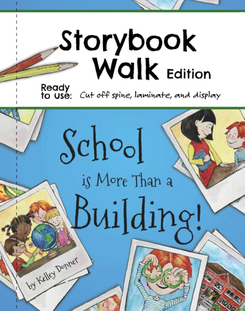MrsBerlatsky's tweet photo. Viking Firsties enjoyed @kelleydonner ‘s SCHOOL IS MORE THAN A BUILDING as a Story Walk! #PeaceLoveLiteracy #VerdeK8 #LoveMyLibraryPBCSD https://t.co/9g4V0sDVmR