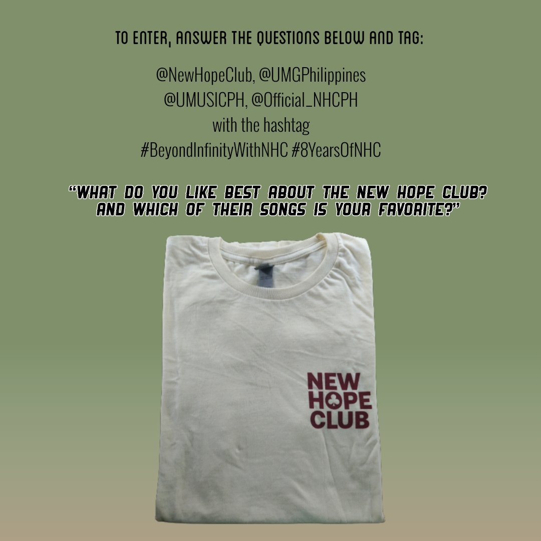 Official_NHCPH's tweet photo. ✨ GIVEAWAY EXCLUSIVELY FOR ALL ATTENDEES ✨

To enter, read the mechanics below #BeyondInfinityWithNHC #8YearsOfNHC

The winner will be announced later at the event.🥳

P.S. We have a giveaway for all those who did not attend, so stay tuned for our announcement soon. 👀 https://t.co/JIbmB5GIp5