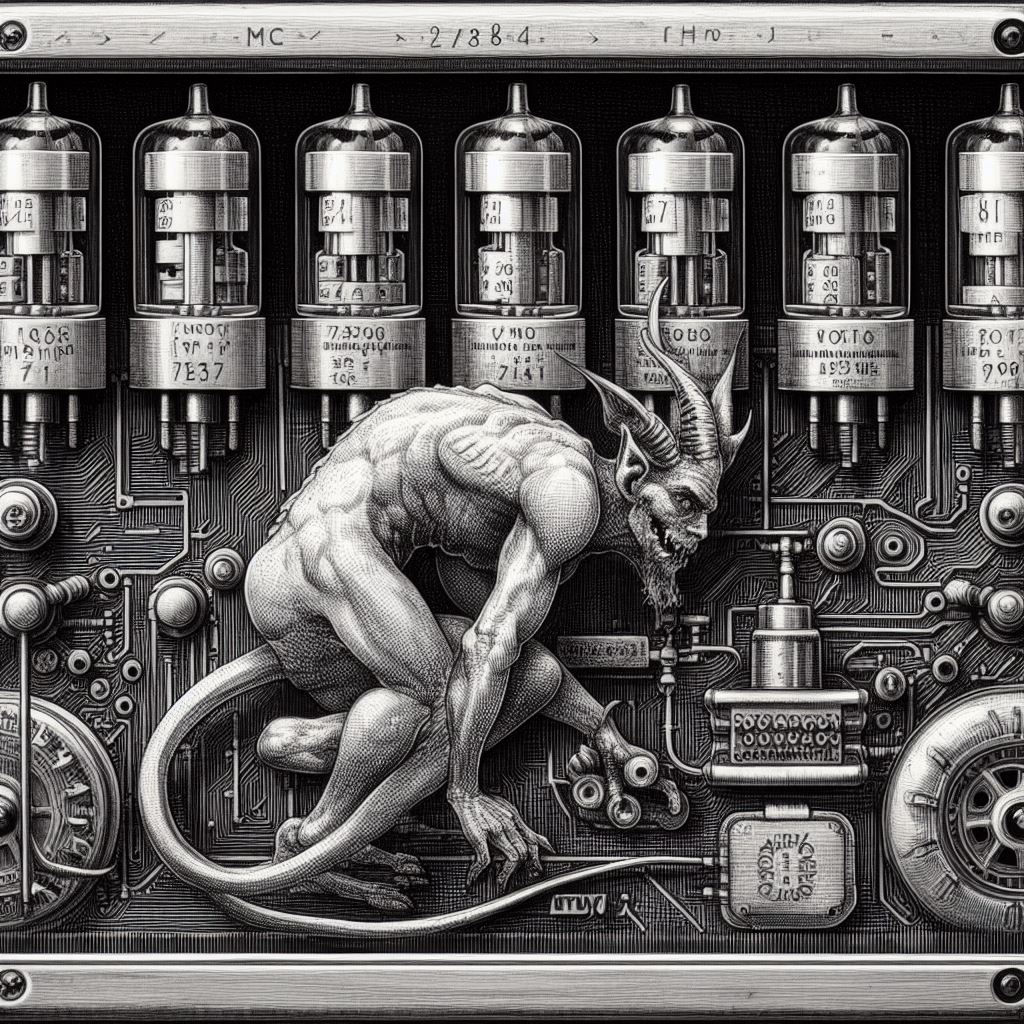 thenickdude1's tweet photo. The infernal machine, made with #dalle3 #bingimagecreator https://t.co/85kwkw9pXE