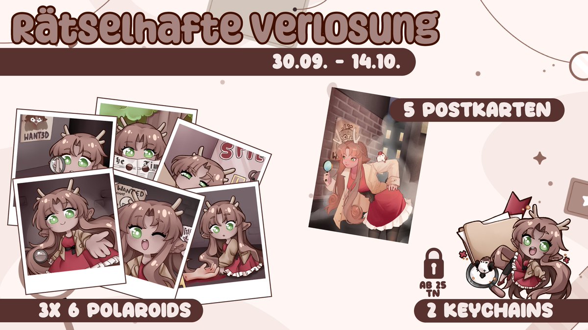 Lobelia_Erinea's tweet photo. ✨Verlosung✨

Pünktlich zum Septemberende!🌿

Um teilzunehmen reicht ein Like + Retweet, ABER:
Wenn du gewonnen hast musst du mir den 4-Stelligen Code (zu finden unter #Codebelia) nennen können 🌺

Falls du den Code also noch nicht gefunden hast... noch ist Zeit 😳 Viel Glück!✨ https://t.co/IezxClMNyd