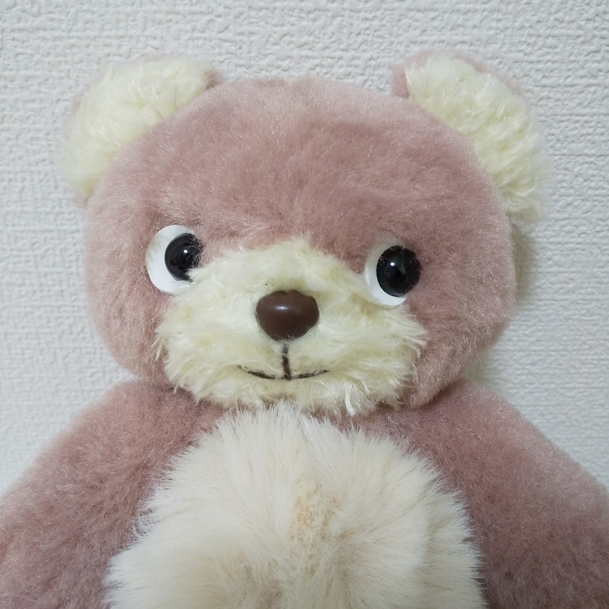 vintage animal ୨୧ * ふわもこ brown クマちゃん クマのモコ