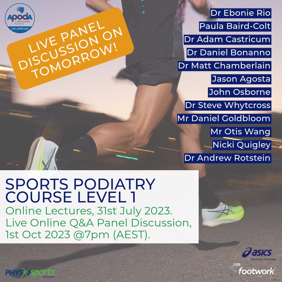 🔥REGISTER 4 OUR SPORTS PODIATRY LEVEL 1 COURSE 4 UR CHANCE TO WIN A STRUCTURE SENSOR PRO 3D SCANNER (valued @$1,650) &amp; IPAD (valued @$749)🔥
✨A TOTAL VALUE OF $2,399💫

💥WINNER ANNOUNCED TOM @ LIVE Q&amp;A DISCUSSION💥

Register⬇️
bit.ly/SportsPodiatry…

Thanks <a href="/footworkpodlab/">Footwork Podiatric Laboratory</a> 🙌🏼