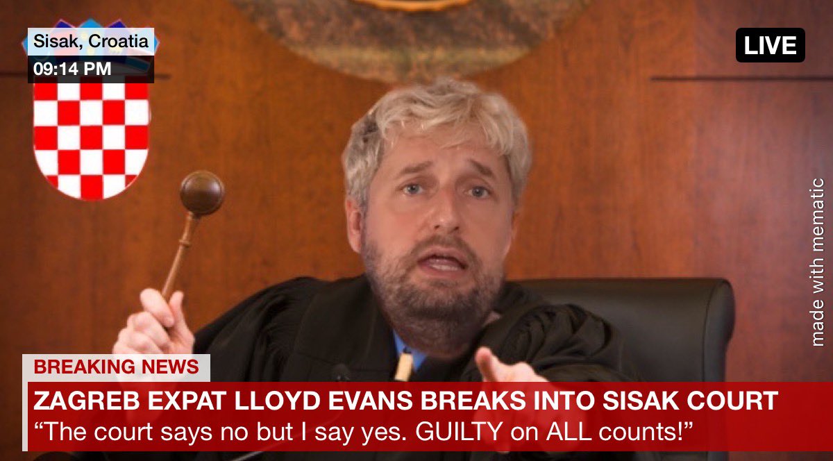 #lloydgate 

Lloyd Evans next week.