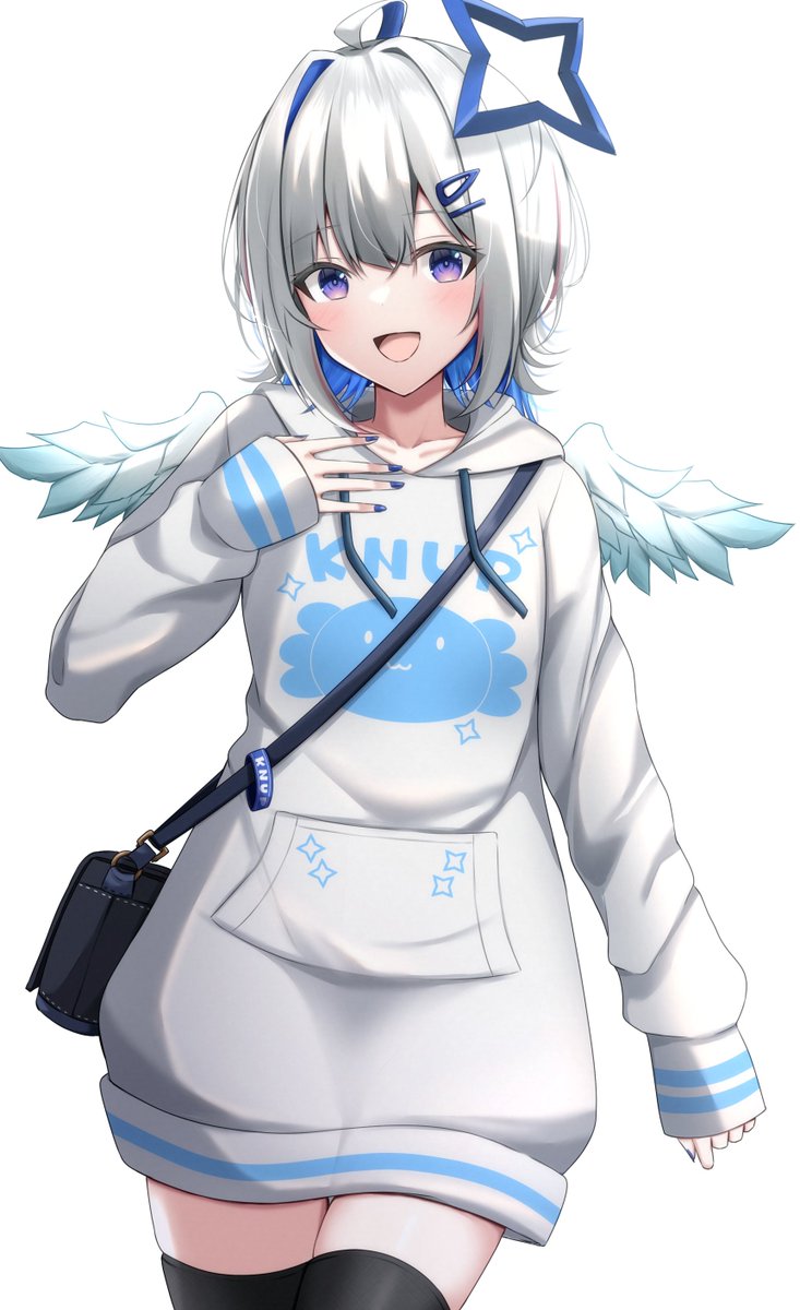 天音かなた 「今日はどこに連れていってくれるの? #かなたーと」|かめ💫絵を描く人のイラスト