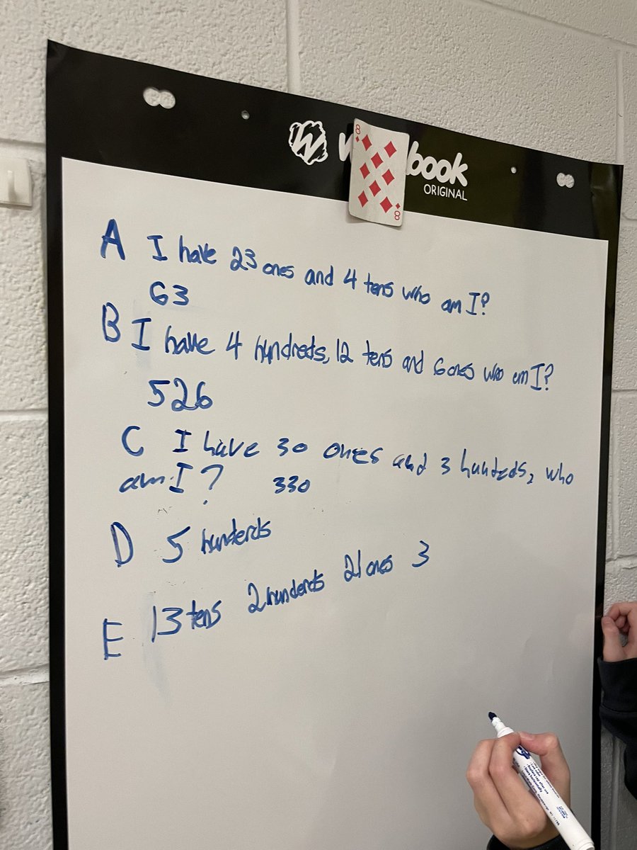 MMoloyannis's tweet photo. Using #VNPS to generate discussion while working through place value in 7/8 @orchard_cheryl @WOorcas @TVDSBmath https://t.co/6x4sHL2IWX