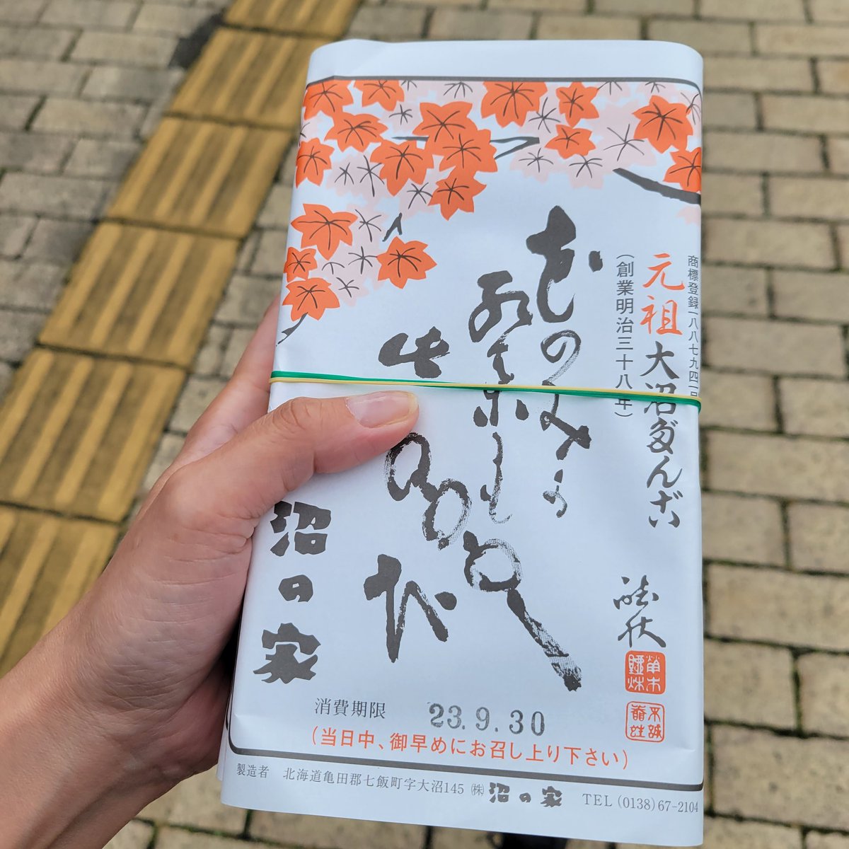aopo_hakodate's tweet photo. うわさの⁉️美人ちゃん特大パネル見たし、山川牧場さんのシェイク飲んだし、沼の家さんで大沼だんご(面積の広い方を醤油にしてもらっ)買ったし、大沼出発‼️ https://t.co/MewQcMsRZw
