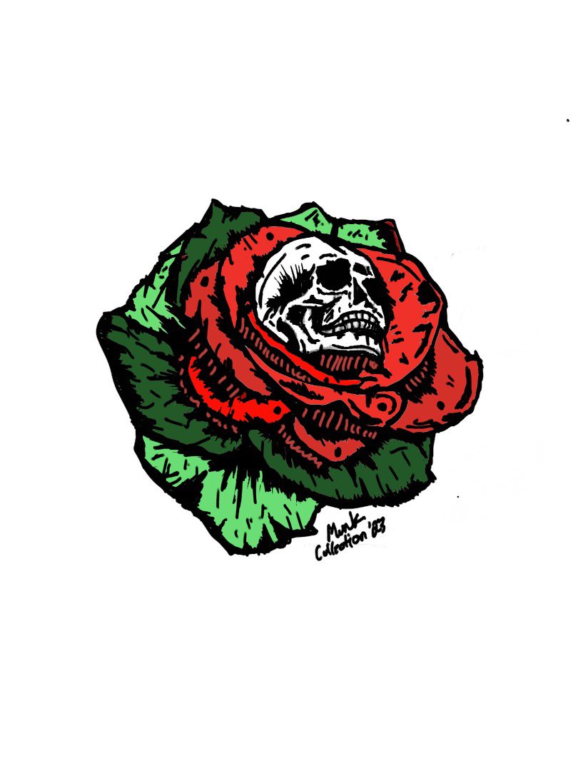 CyanideArts's tweet photo. A skull rose tonight drawn. 🌹💀🪦
Definitely another addition to the October drop on https://t.co/f6tz8klt0N
#HorrorArt #skulls #art #artist #neftydrops https://t.co/PA40BVHBNE