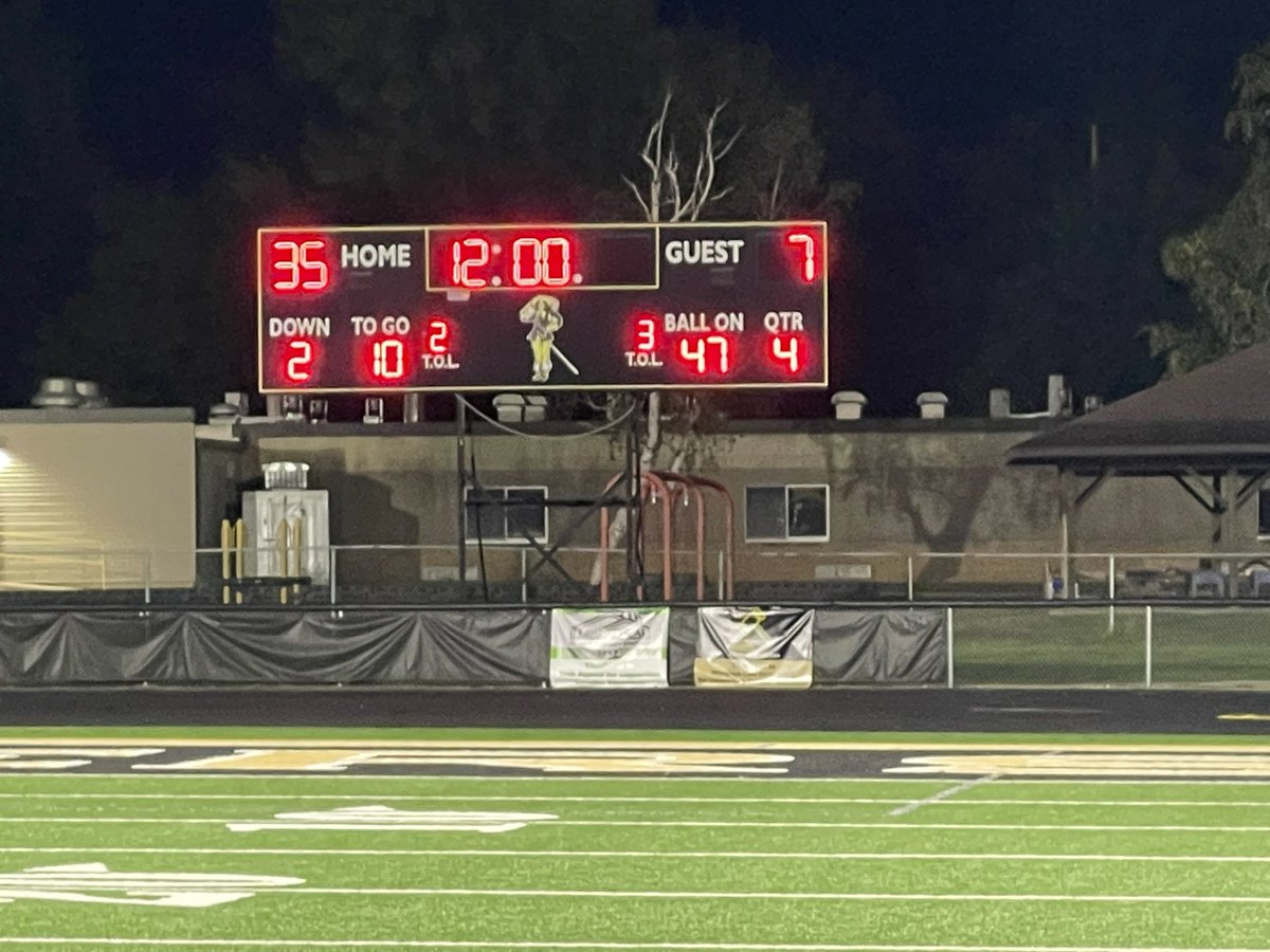 Got the job done at The Nick! 35-7 over Goodrich! 💪🏻H.I.T. #weareONE