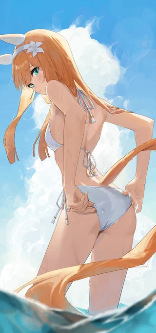 夏終わっちゃうし、このスズカさんの肌の塗まじで好きだから見て欲しい 