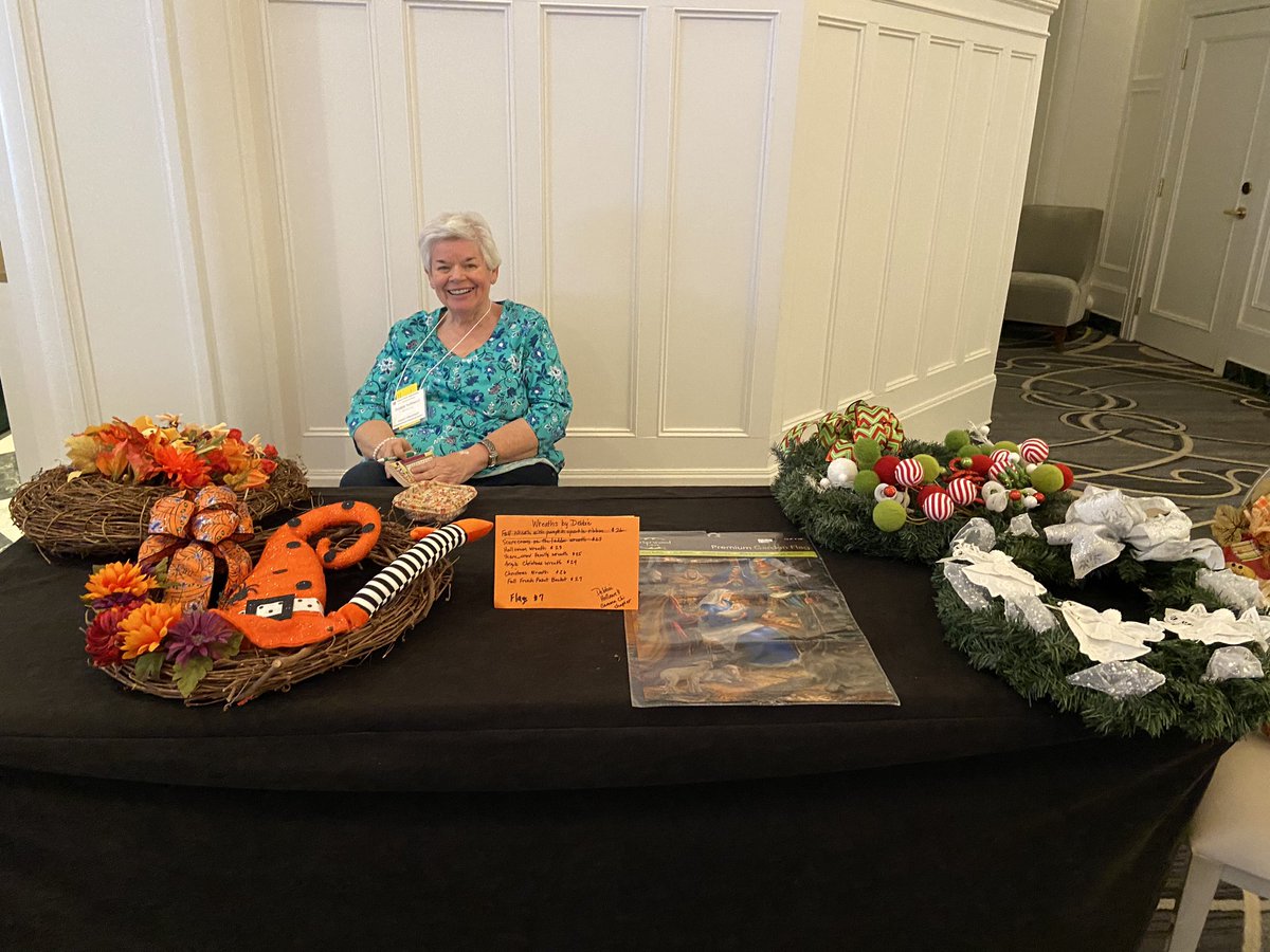 Fall Executive Board Meeting.  Tell YOUR DKG Story!
Welcome. Dinner. Special Guest Speaker - Adriana Trigiani.  Committee Meetings.  Market Place.  Nice Facility.  😃