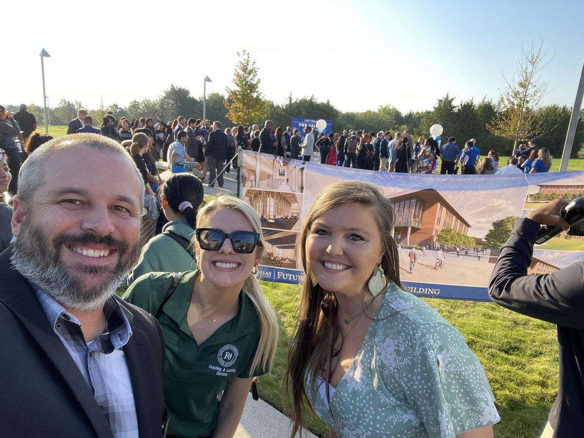 RISD_CTE's tweet photo. CTE and T&L supporting the ground breaking of the new STEM building at UNT Dallas. Paving the way for future innovators. #RISD_CTE #RISDBelieves https://t.co/KR7JzdWkgd
