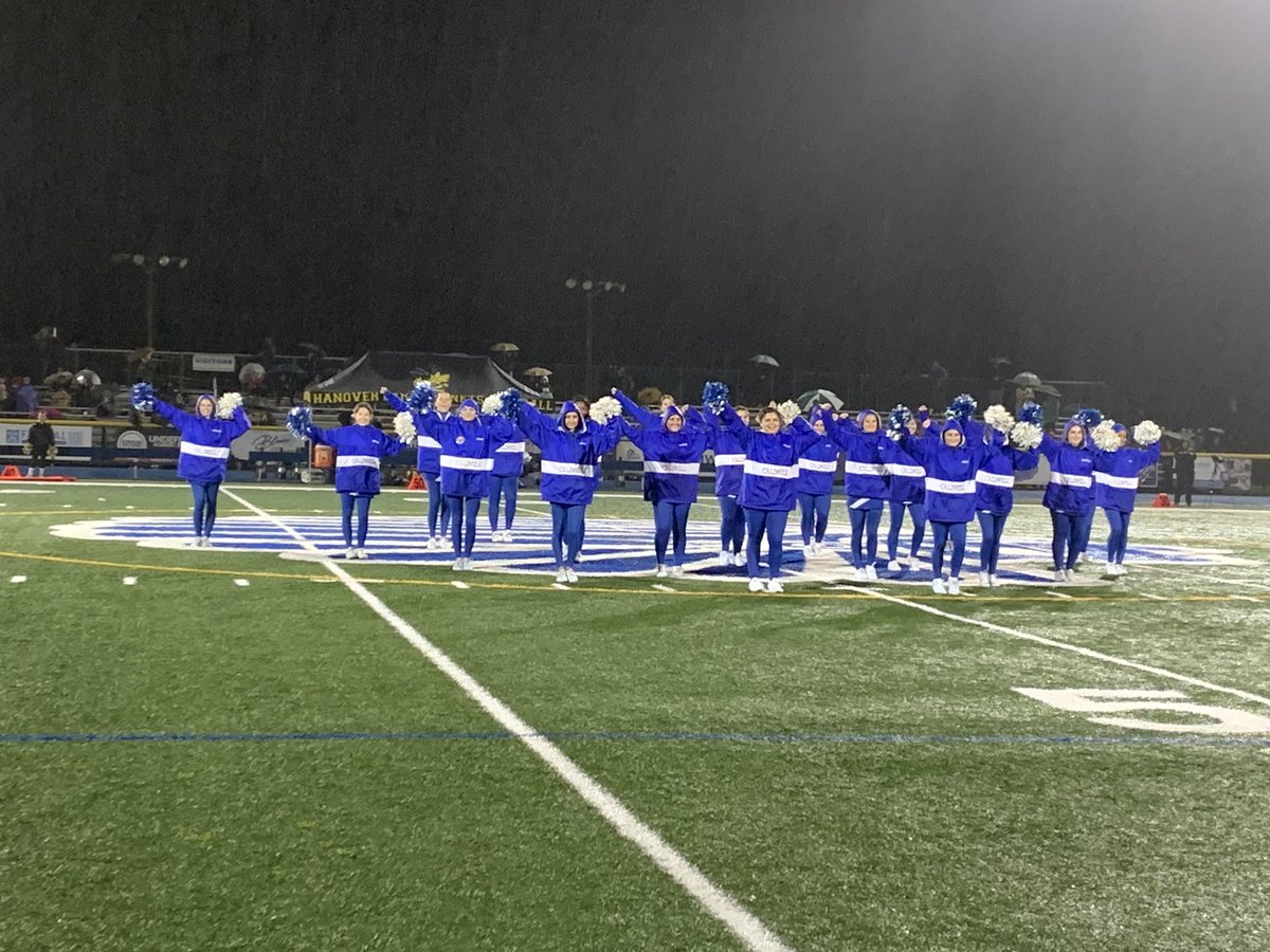 Our awesome cheerleaders don’t care how bad the weather gets, they are here to support our teams!