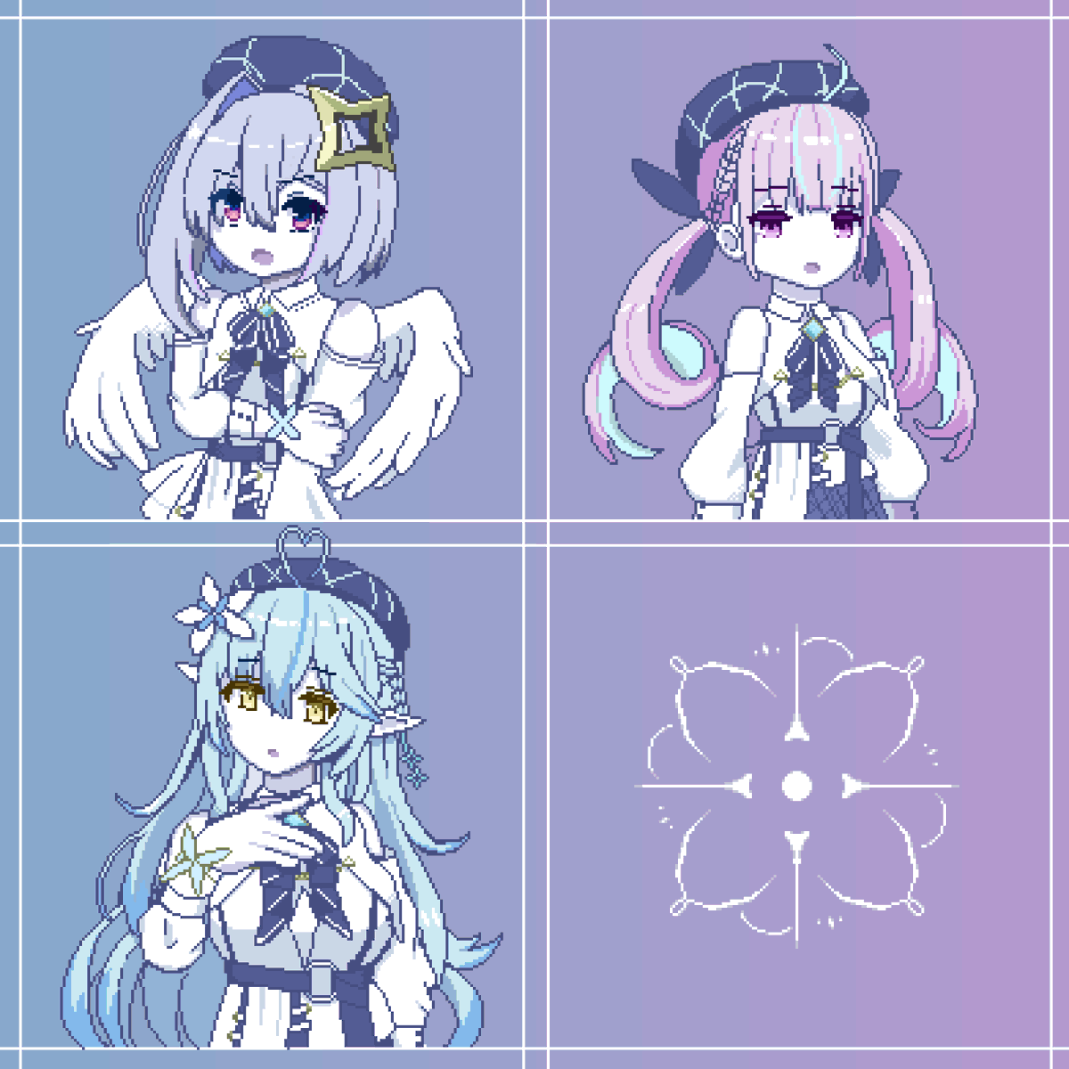 #今月描いた絵を晒そう
三人描いたから今月三枚描いた事になりませんか?なりませんか 