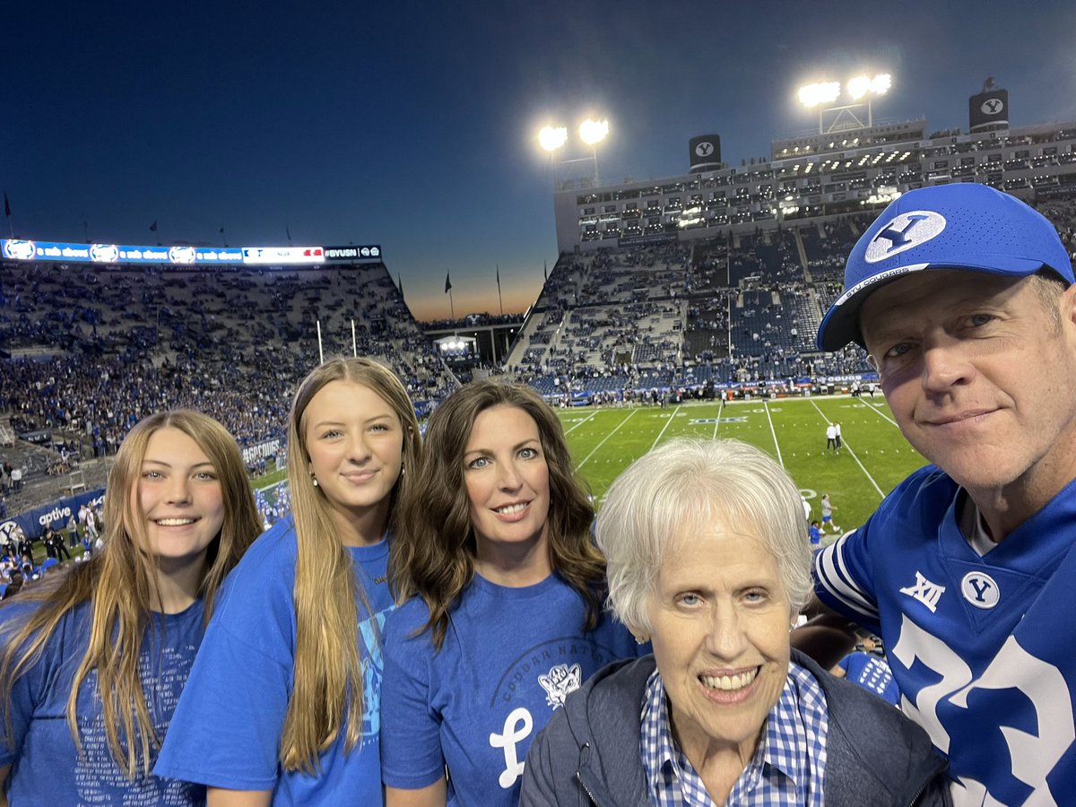 GoffShawn's tweet photo. Go Cougs!! #BeatCinc  @BYUfootball First home game in the @Big12Conference https://t.co/gUjeKeHCiz