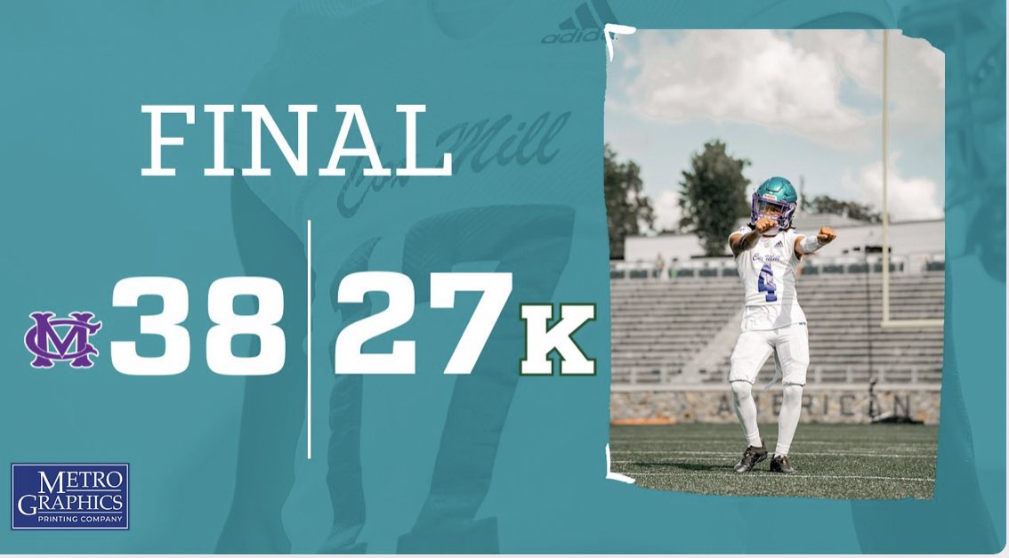 🏈 FINAL

#BuiltAtTheMill #MillMentality