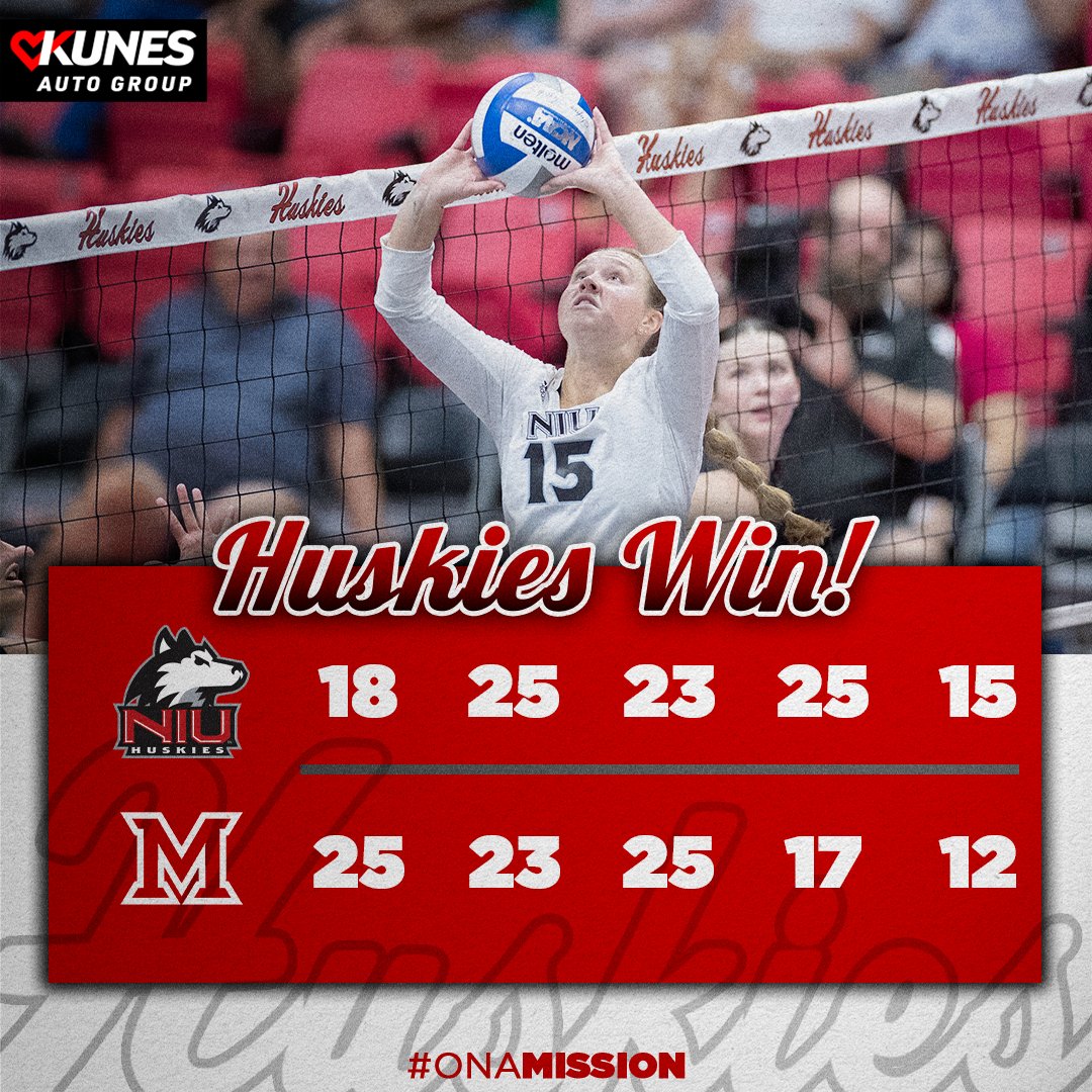HUSKIES WIN IN FIVE! #onamission