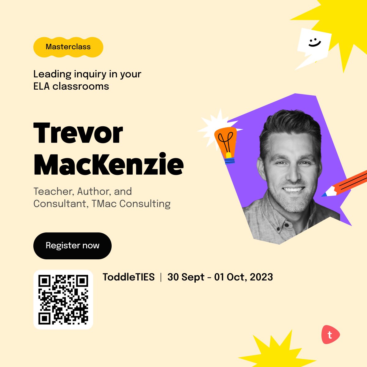 Going live in a few minutes with <a href="/trev_mackenzie/">Trevor MacKenzie</a> 🌟🚀for a Masterclass on how to lead inquiry in ELA classrooms! 💥Trevor’s passionate storytelling and deep insights on the barriers to inquiry in K12 classrooms are going to make for a fun and compelling two-part session! 🥳🤩💫