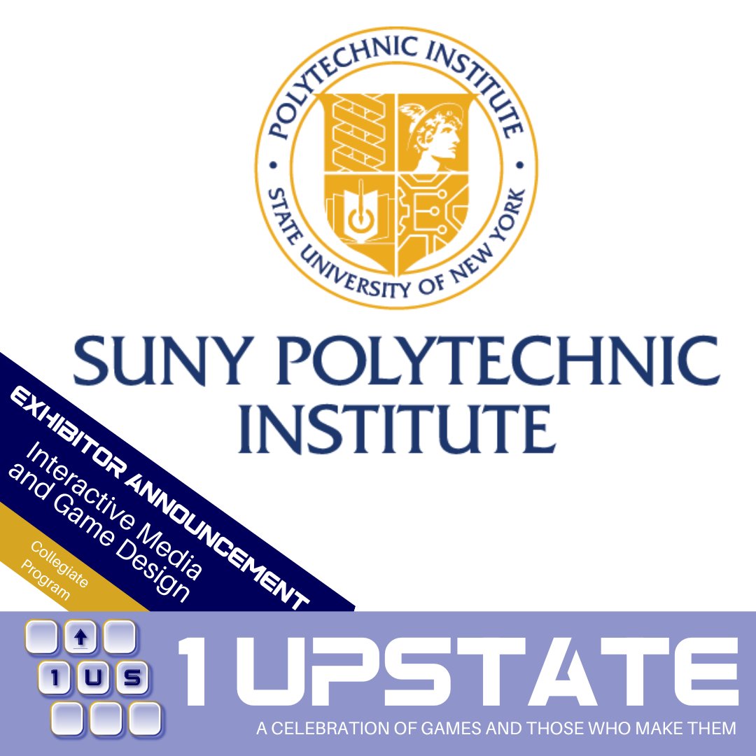 We can't wait to see our next exhibitor <a href="/SUNYPolyInst/">SUNY Polytechnic Institute</a>, at the Expo! They are an amazing college in Utica, NY. We cannot wait to see what they have to share with everyone! #gamedev #gamedevelopment #gamedesign #albany #techvalley