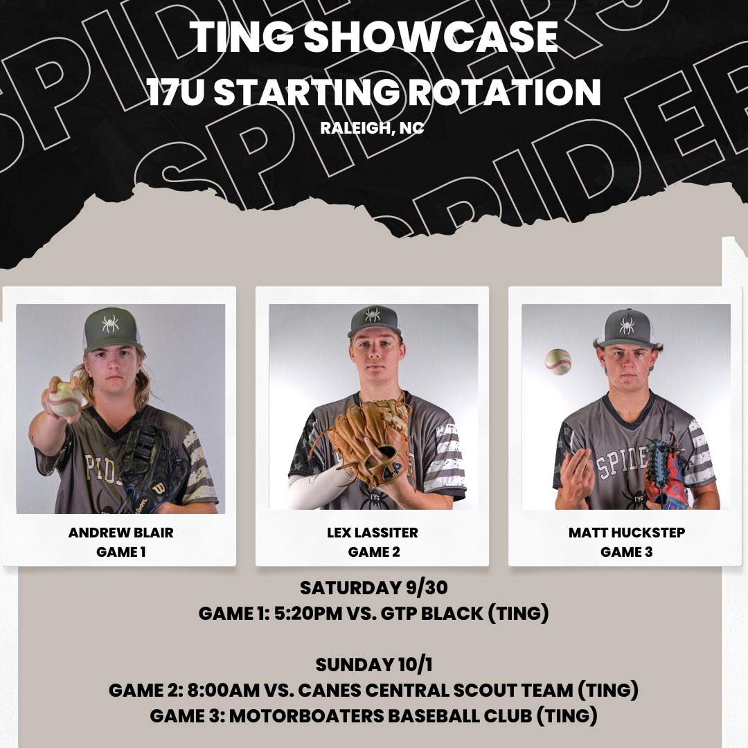 IYG Baseball (@iyg_baseball) on Twitter photo Weekend rotation for 16U <a href="/DynamicBaseball/">Dynamic Baseball</a> <a href="/UVABaseball/">Virginia Baseball</a> Showcase and 17U at the Ting Complex in Raleigh, NC Weekend rotation for 16U <a href="/DynamicBaseball/">Dynamic Baseball</a> <a href="/UVABaseball/">Virginia Baseball</a> Showcase and 17U at the Ting Complex in Raleigh, NC