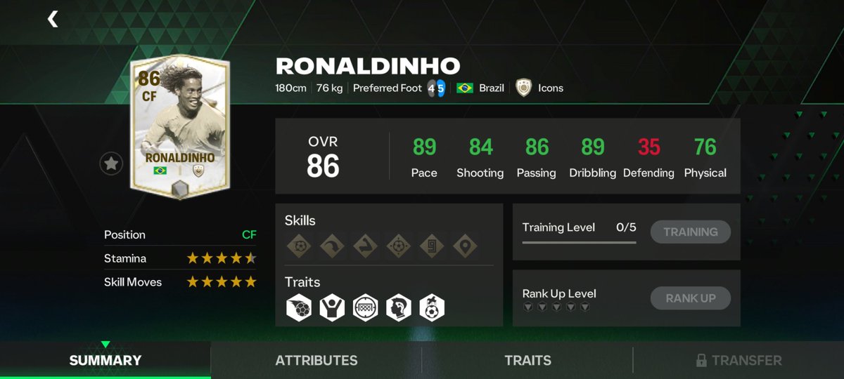 100RowezayEAFC's tweet image. Do not miss out on LEGENDARY Ronaldinho in the daily login for 7days. #MobileGaming #EAFC #DailyLogin #Ronaldinho