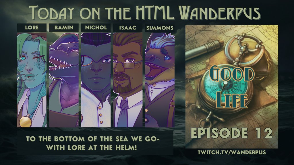 [LIVE]

To the bottom of the sea we go- with Lore at the helm in her MCE game! 

Starring: Lore, Nichol, Isaac, Bamin, & Simmons!

#ttrpgs #tabletoprpgs