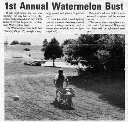 UCCSAlumni's tweet photo. Great event from 40 years ago. I think it's high time this event makes a return 😜 https://t.co/mKTMGhxx0g