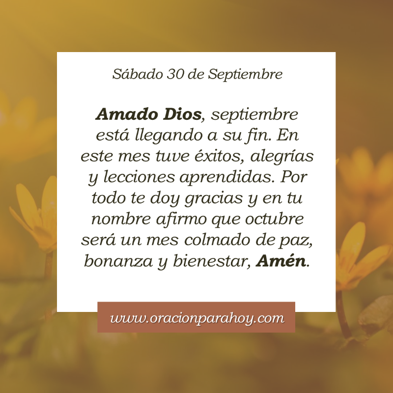 OracionParaHoy's tweet photo. Oración para hoy 30 de septiembre: https://t.co/7zd7Zrpz4M