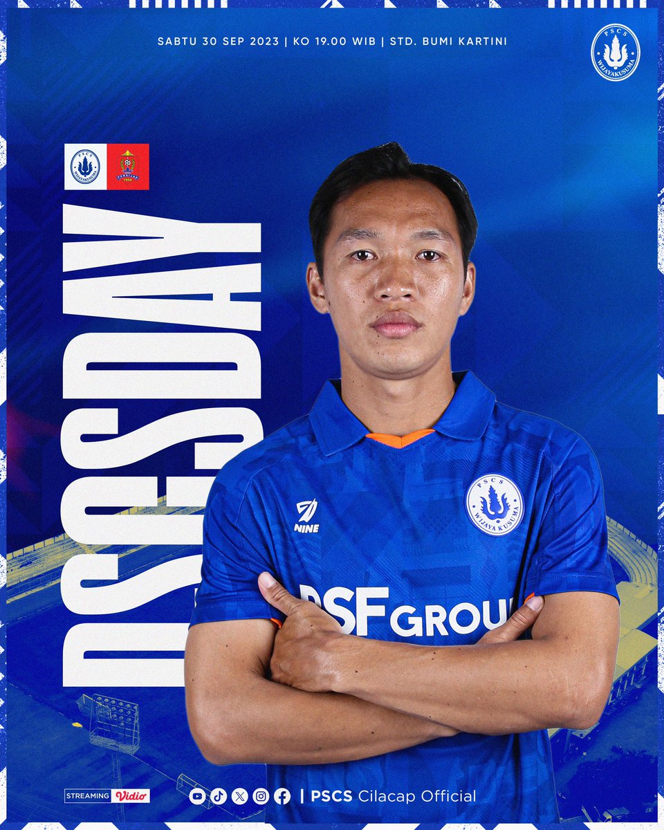 pscscilacap's tweet photo. Ayo kerahkan seluruh kemampuan kalian dan tuntaskan laga hari ini dengan tiga poin ๐๐ฅ
#pscs
#hiuselatan
#dlwd
#coyc
#PSCSday https://t.co/M7RbOVU12W
