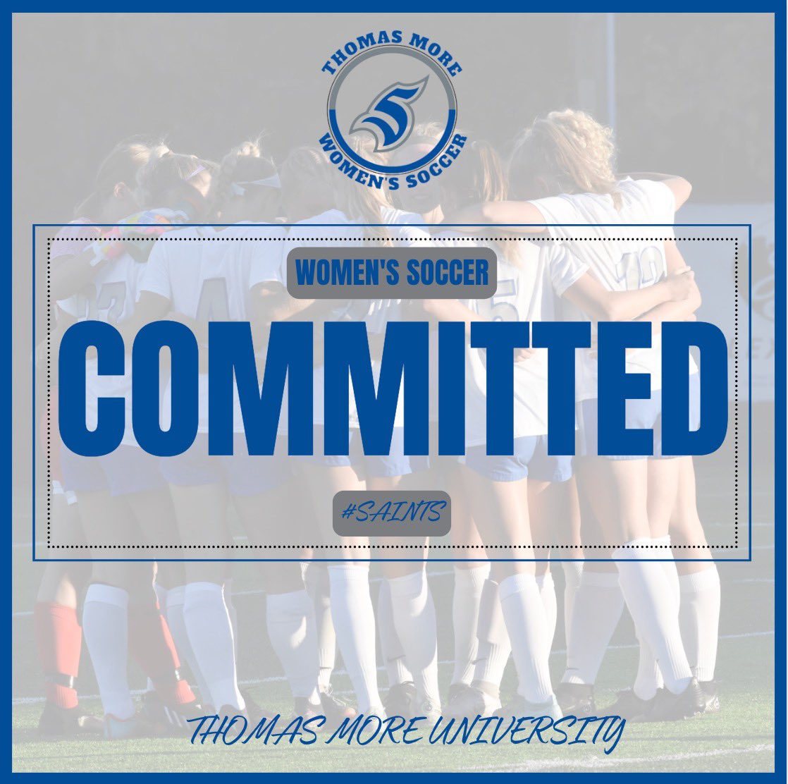 rileyrolfert's tweet photo. so excited to be able to announce that I will be continuing my academic and athletic career at Thomas More University! Thank you to all of my family, friends, coaches, and teammates who have helped me along the way. TMU Saints💙 https://t.co/CX2St6W53i