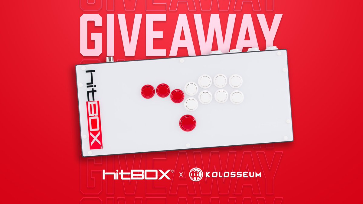 Want a Hit Box yourself? We're giving one away!

To enter just RT this post and be in chat THIS Sunday to claim. See links below for event info and thank you <a href="/hitboxarcade/">Hit Box Arcade</a>!!

start.gg/kolosseum | kolo.gg
hitboxarcade.com/KOLOSSEUM
youtube.com/@TheKolosseum
