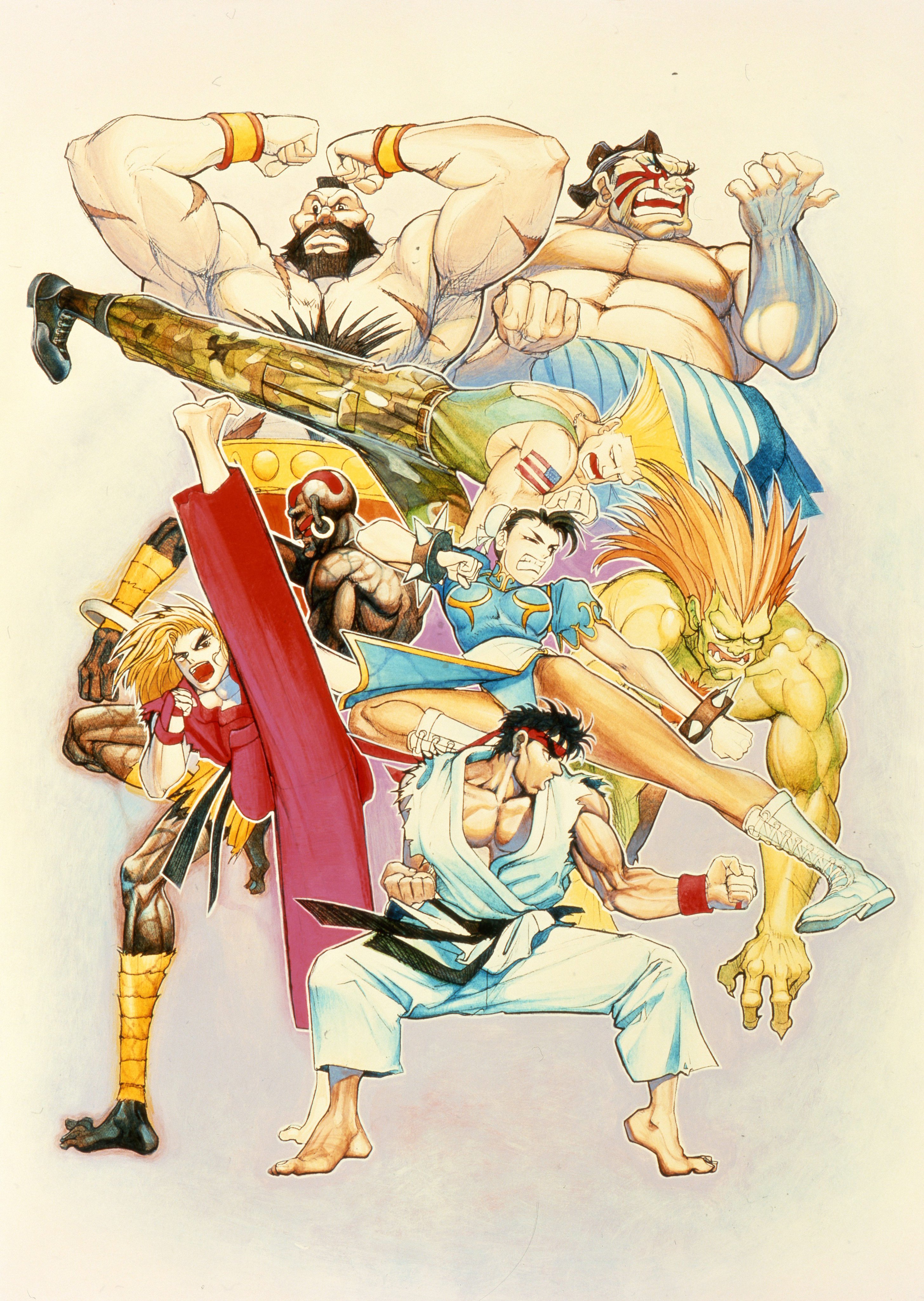 Video Game Art Archive on X: Blanka 'Street Fighter II' Super Nintendo   / X