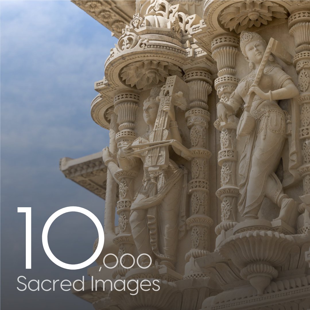 As we count down the days to the Opening Celebrations of BAPS Swaminarayan Akshardham, immerse yourself in a world of devotion with a glimpse of the 10,000 sacred images that grace this remarkable landmark. #AkshardhamOpening2023 #LegacyofInspiration #Akshardham