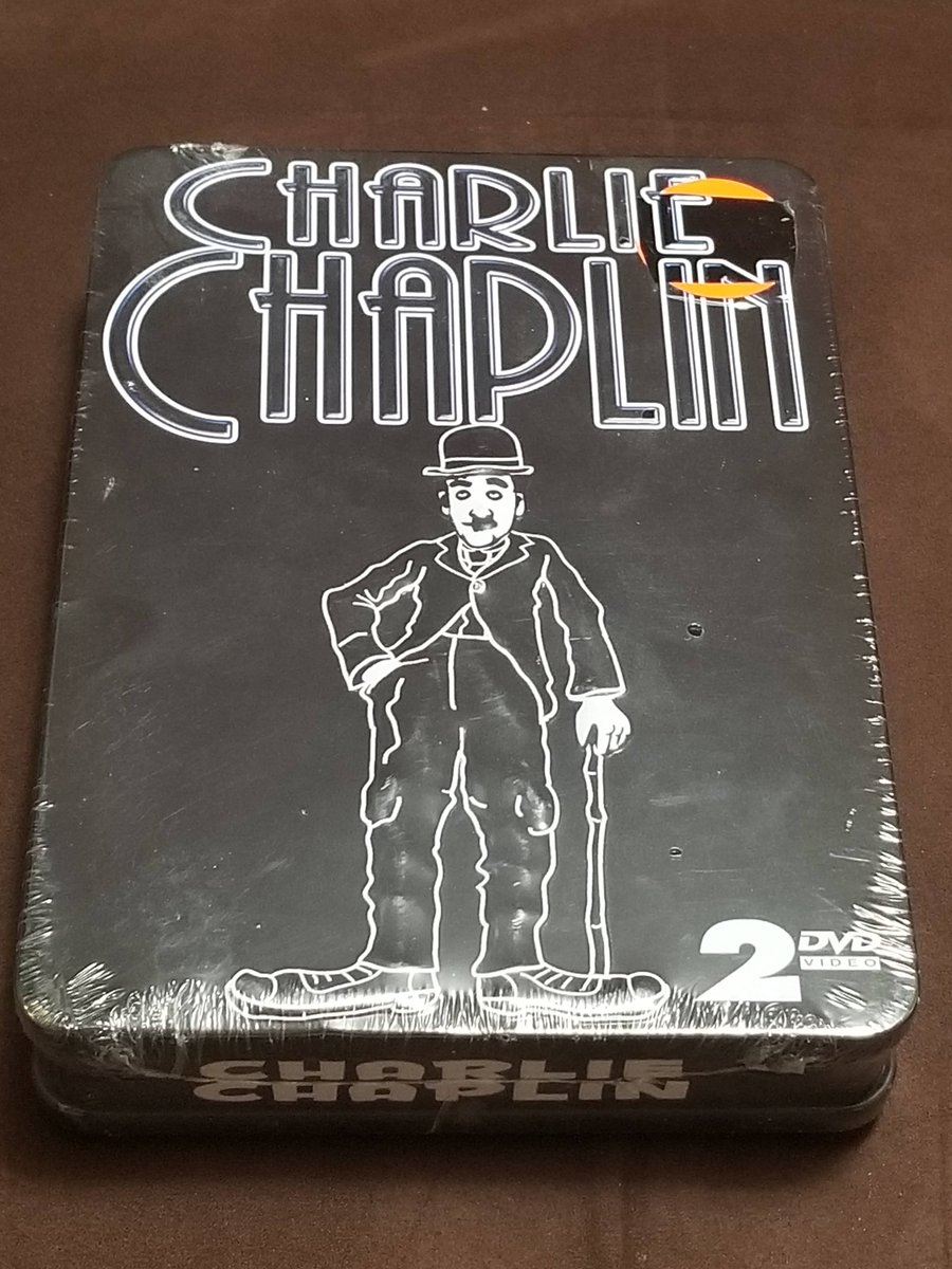TeriE's tweet photo. GREAT GIFT #CharlieChaplin 2 DVD (DVD, 2008, 2-Disc Set, Tin Box) new sealed #tinbox #collectible #dvdsforsale #giftideas #greatgift #holidaygift #silentfilms #silverscreen #ebayfinds #Gifts #DVDs #giftboxed https://t.co/A1aP8OTTYb #eBay via @eBay https://t.co/agtGR0TESF