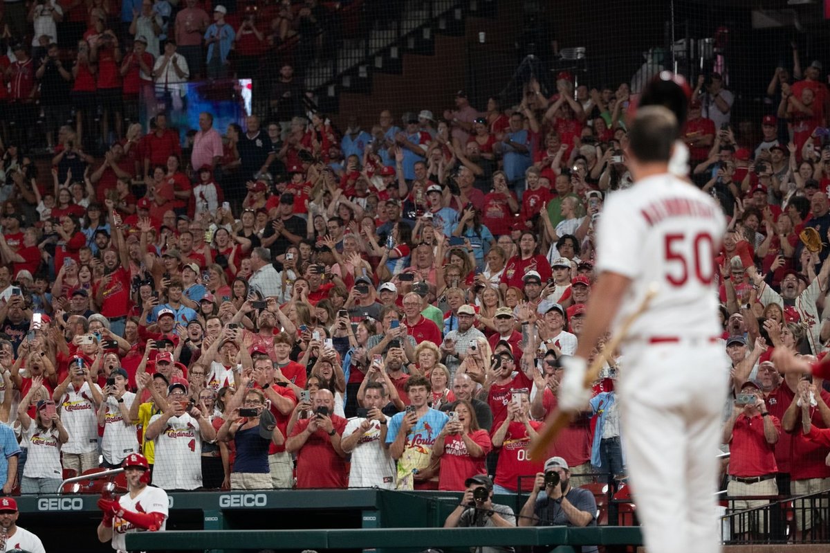 Cardinals's tweet photo. Our Silver Slugger ❤️

#STLCards https://t.co/7l8IKi0DIJ