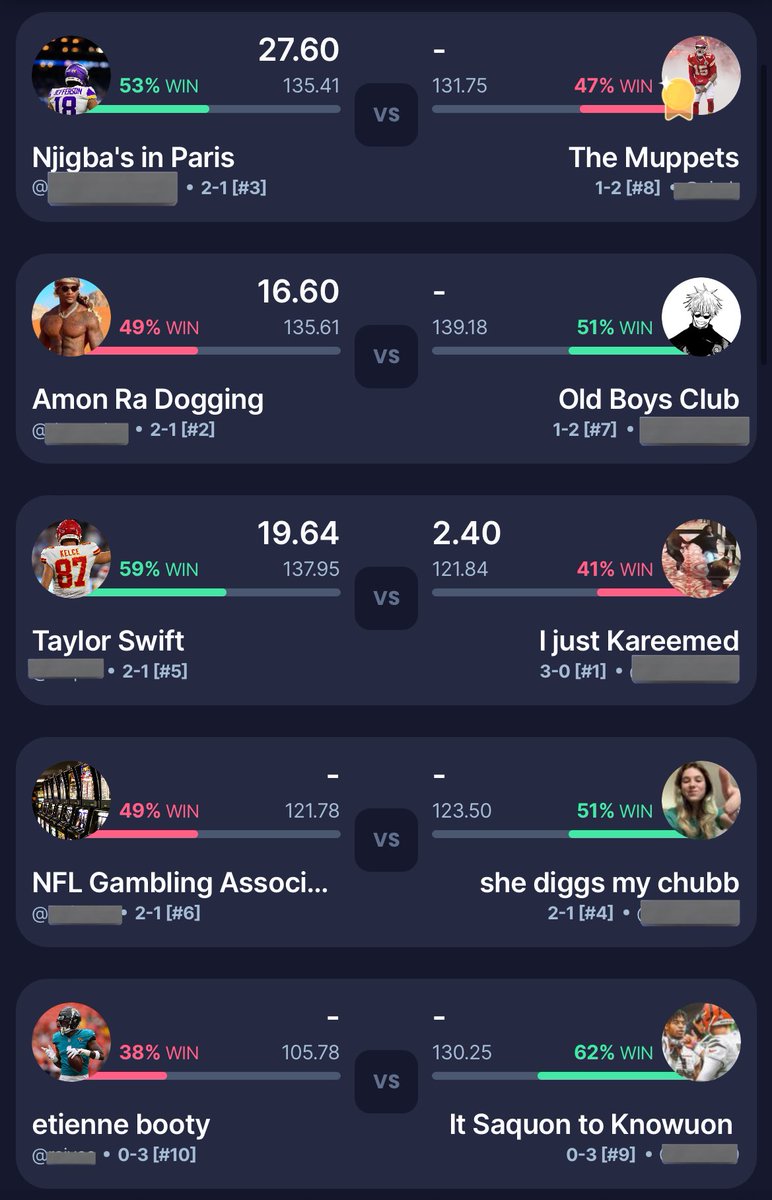 MWSFantasy's tweet photo. WEEK 4 MATCHUPS 🔥 https://t.co/28hbelUwzl