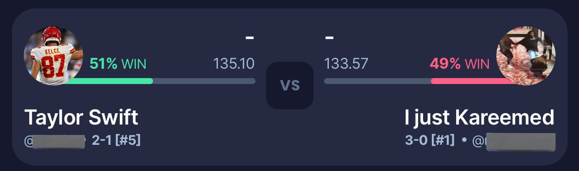 MWSFantasy's tweet photo. MATCHUP OF THE WEEK 4 

@hi42149982 vs @BradyNJH https://t.co/jp5dGKfPh5