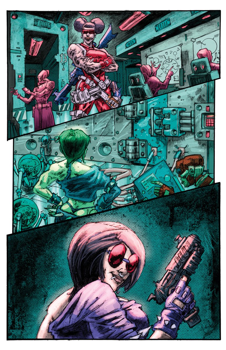 literaturedevil's tweet image. Hey everyone! Check this out! Behold the last page of Dr. Alpha: Dead Man&apos;s Lullaby Vol 1. Working on the dialogue first before getting it lettered. But we&apos;re getting close now! #DocAlpha