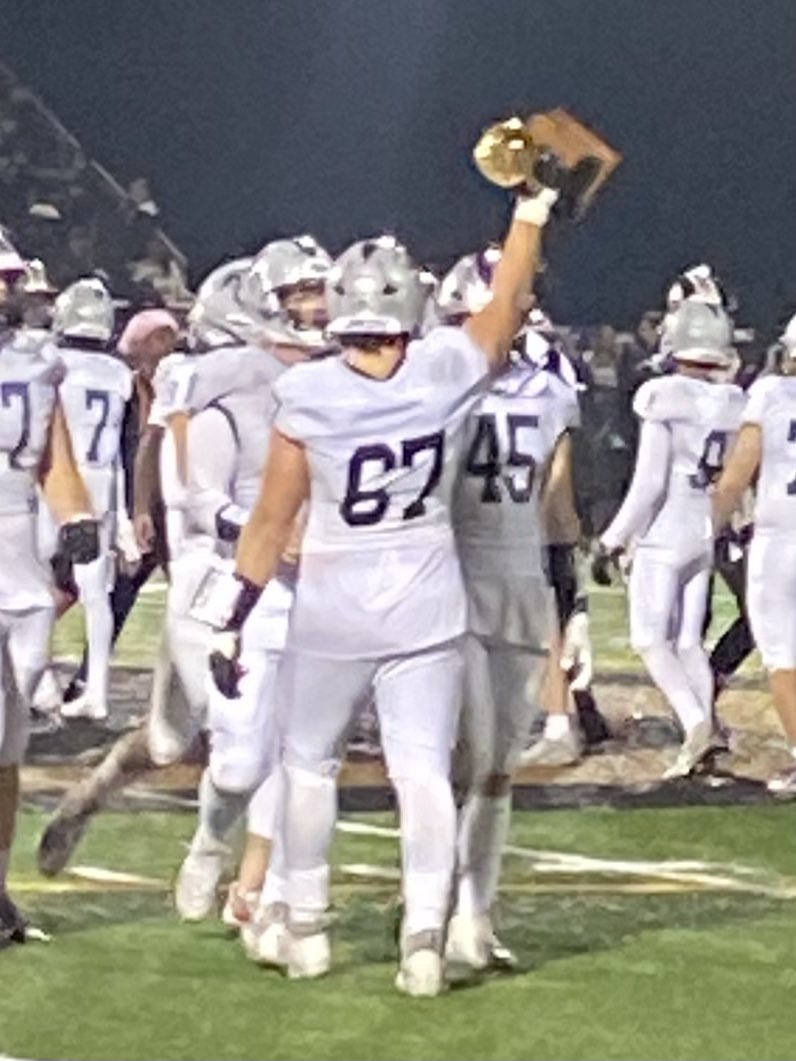 Lancers @LakeParkFootbal get the W over Glenbard North and the Stratford Cup 🏆 is heading back north to Roselle! #WeAreLakePark